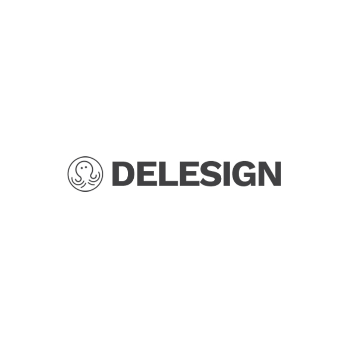The logo of Delesign