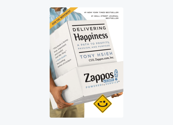 Book cover of Delivering Happiness: A Path to Profits, Passion, and Purpose by Tony Hsieh