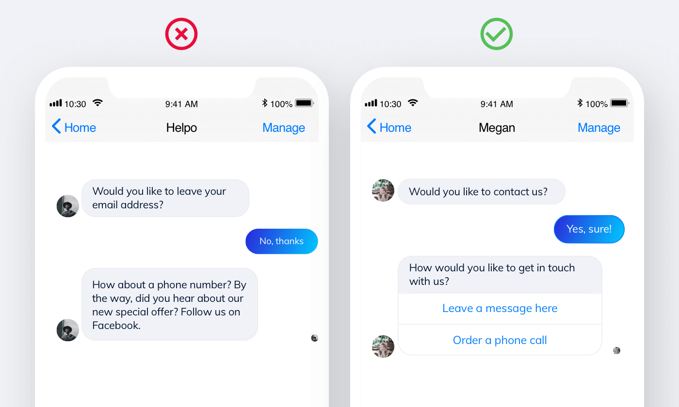 keep your chatbot conversations focused