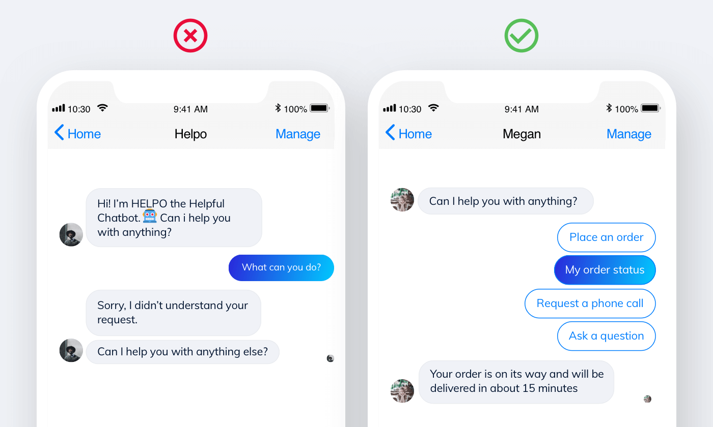 Try mixing different types of messages