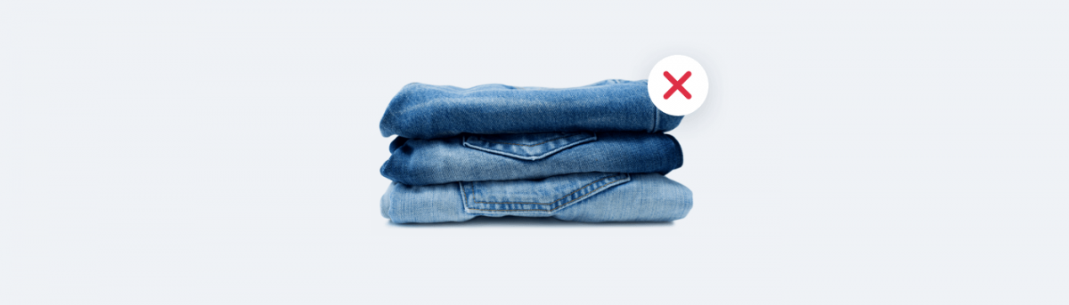 Things you should not sell online - jeans