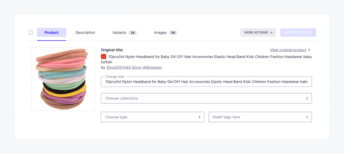 How to edit product descriptions, images and variant details in Oberlo