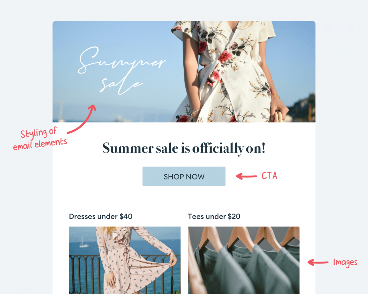 Amazing Outfits  Email design inspiration, Email marketing layout