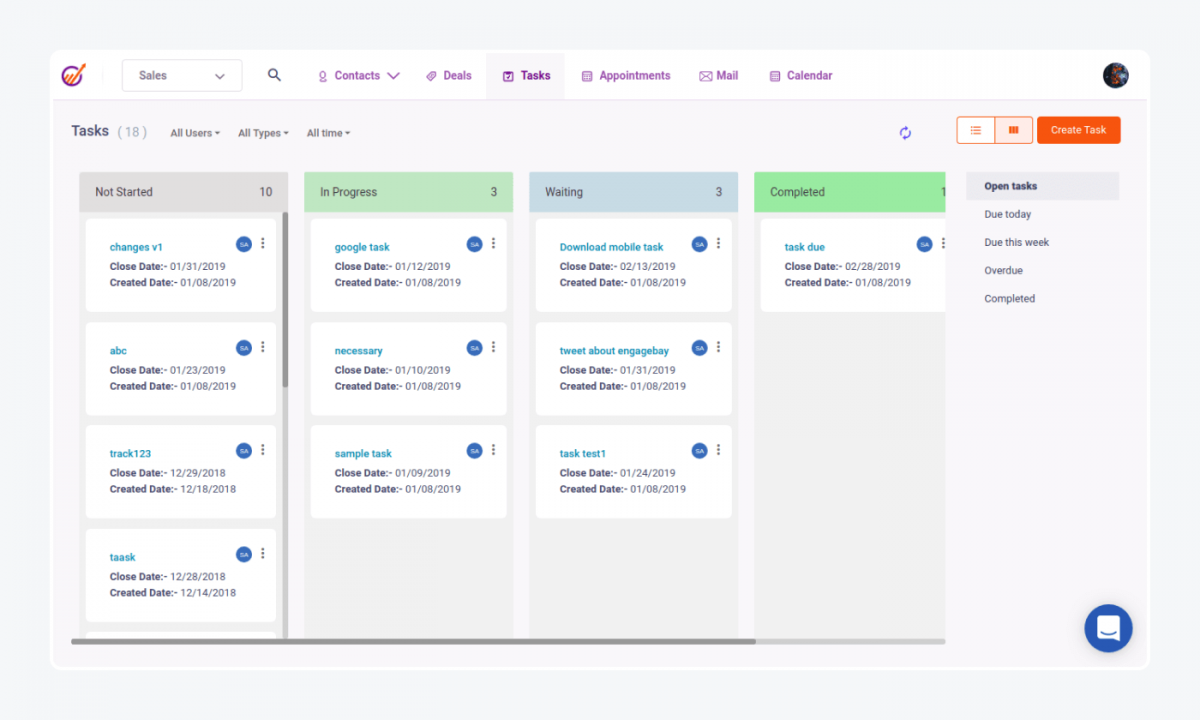 Crm tasks. Task CRM. CRM task Manager. ENGAGEBAY. Task CRM mobile.