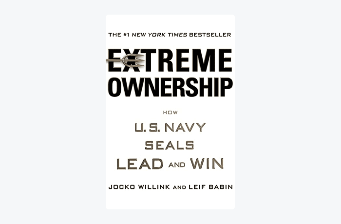 Extreme Ownership by Jocko Willink and Leif Babin book cover