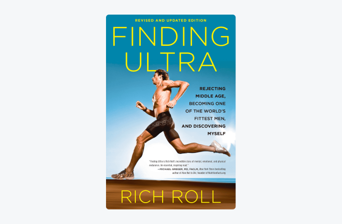 Finding Ultra by Rich Roll book cover Finding Ultra by Rich Roll book cover