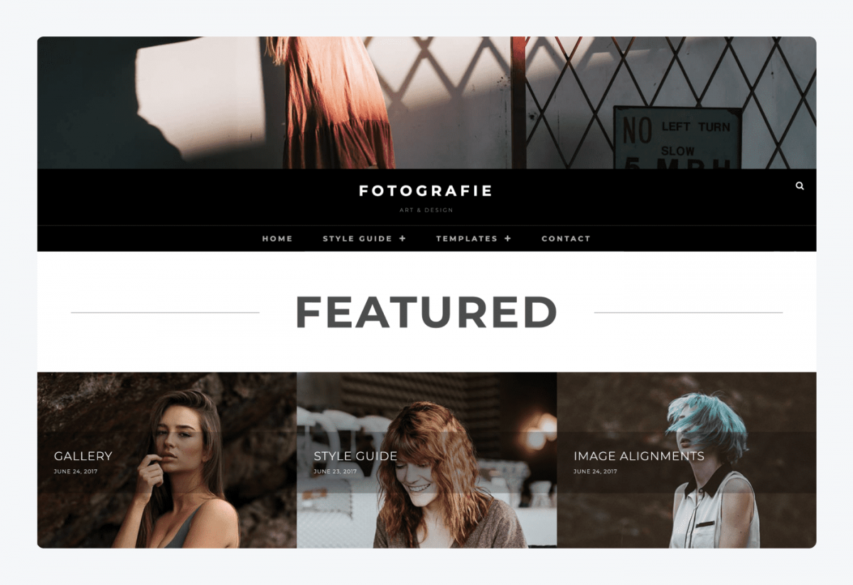 Fotografie WordPress theme screenshot