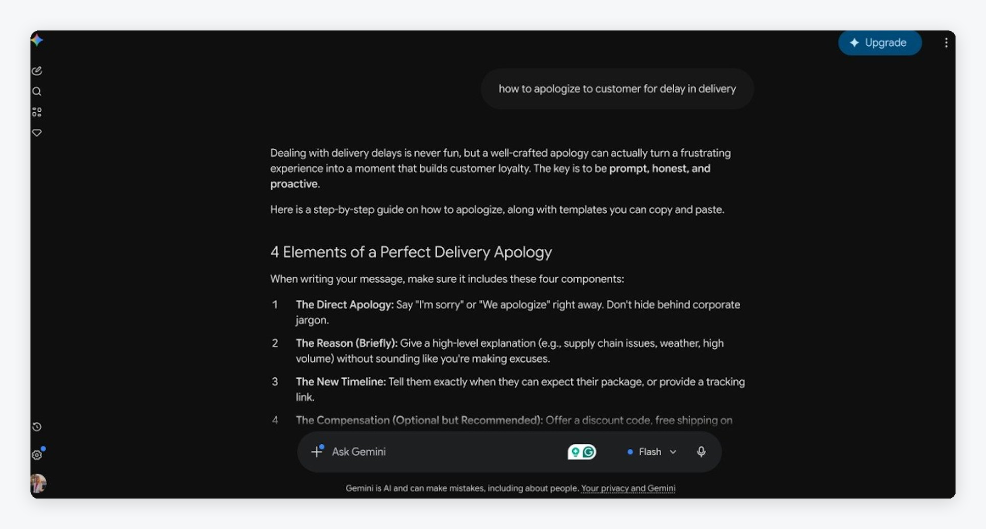 Gemini AI chatbot