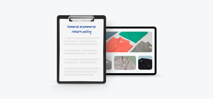 General ecommerce return policy for online stores