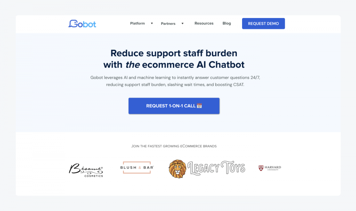 Snapshot of Gobot's homepage