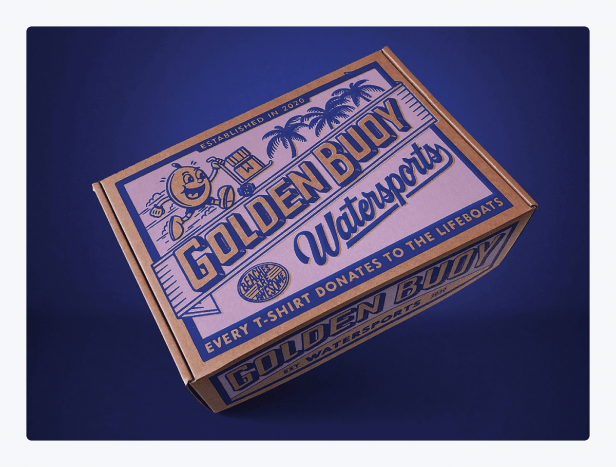 Golden Budy box design by João Neves