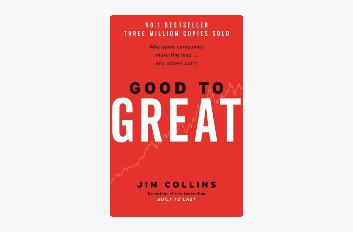 Good to Great: Why Some Companies Make the Leap... and Others Don't by Jim C. Collins book cover
