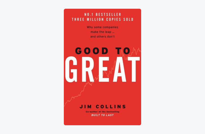 Good to Great: Why Some Companies Make the Leap... and Others Don't by Jim C. Collins book cover