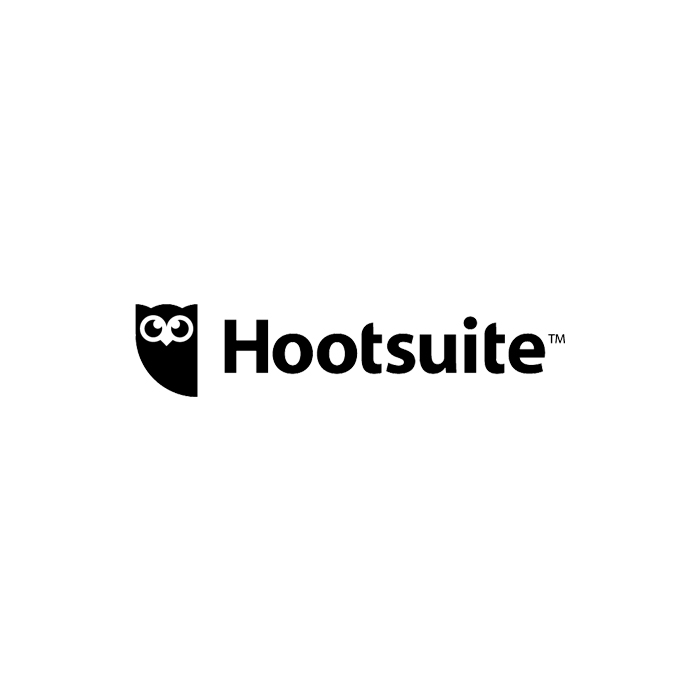 The logo of Hootsuite