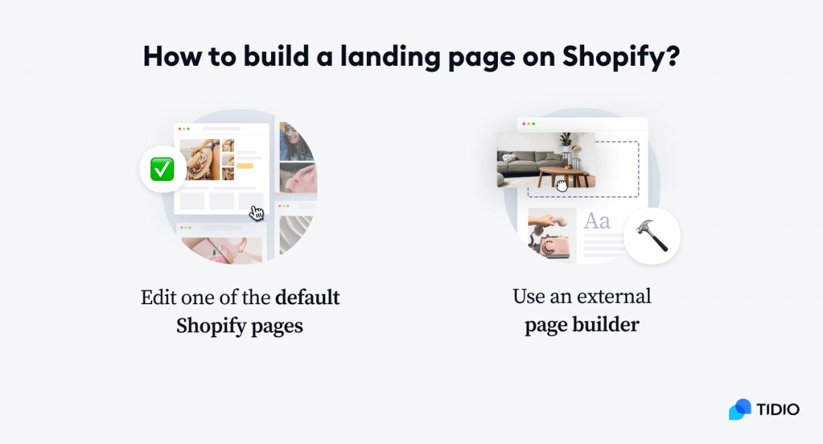 How to build a landing page on Shopify?