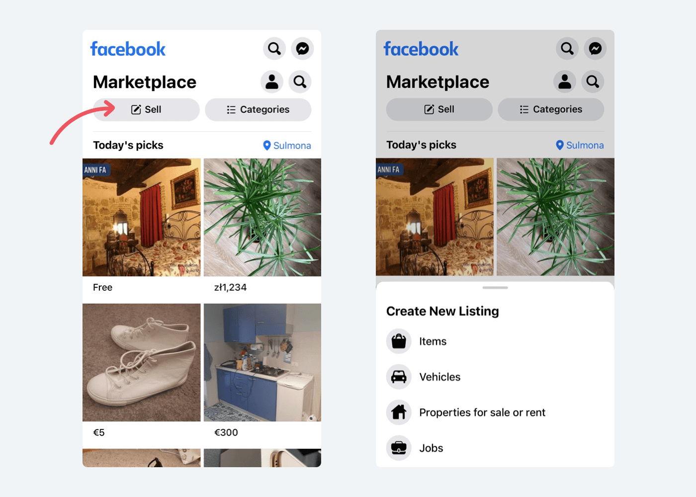 how to post selling items on facebook marketplace