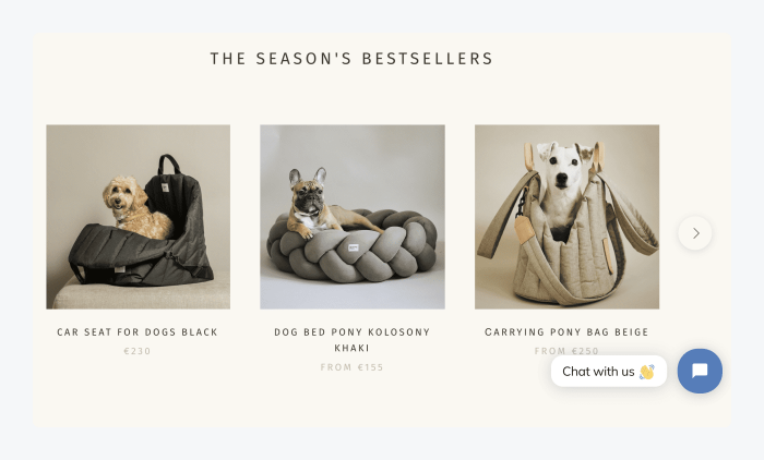 Hunting Pony ejemplo tienda shopify Página principal de Hunting Pony