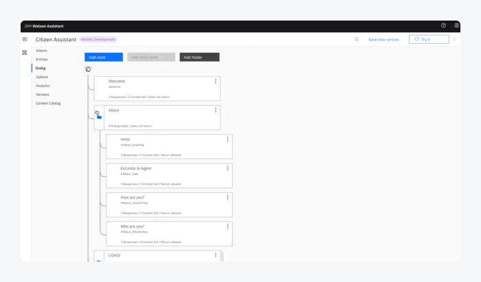 IBM Watson bot framework sample IBM Watson bot framework sample