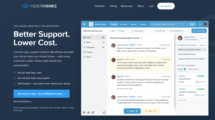 Heroic Inbox shared inbox software