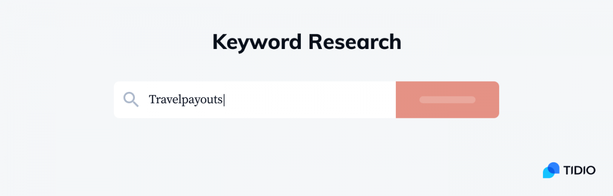 A decorative image that visualizes keyword research
