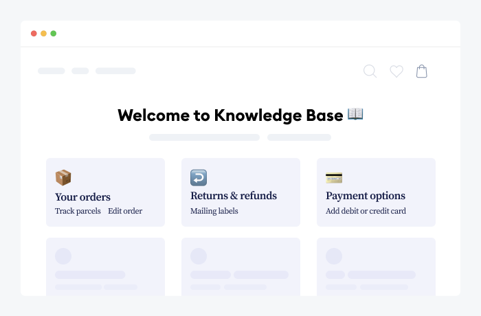 knowledge base for users example