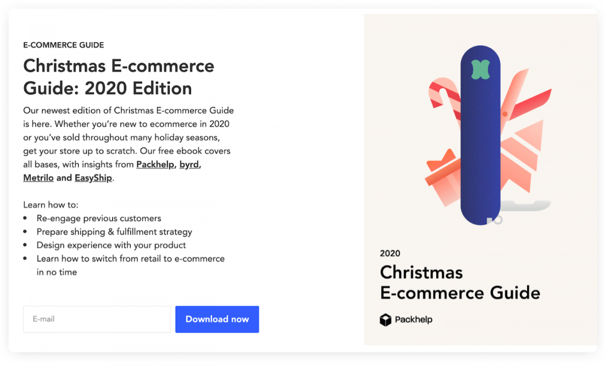 Christmas eCommerce Guide from Packhelp