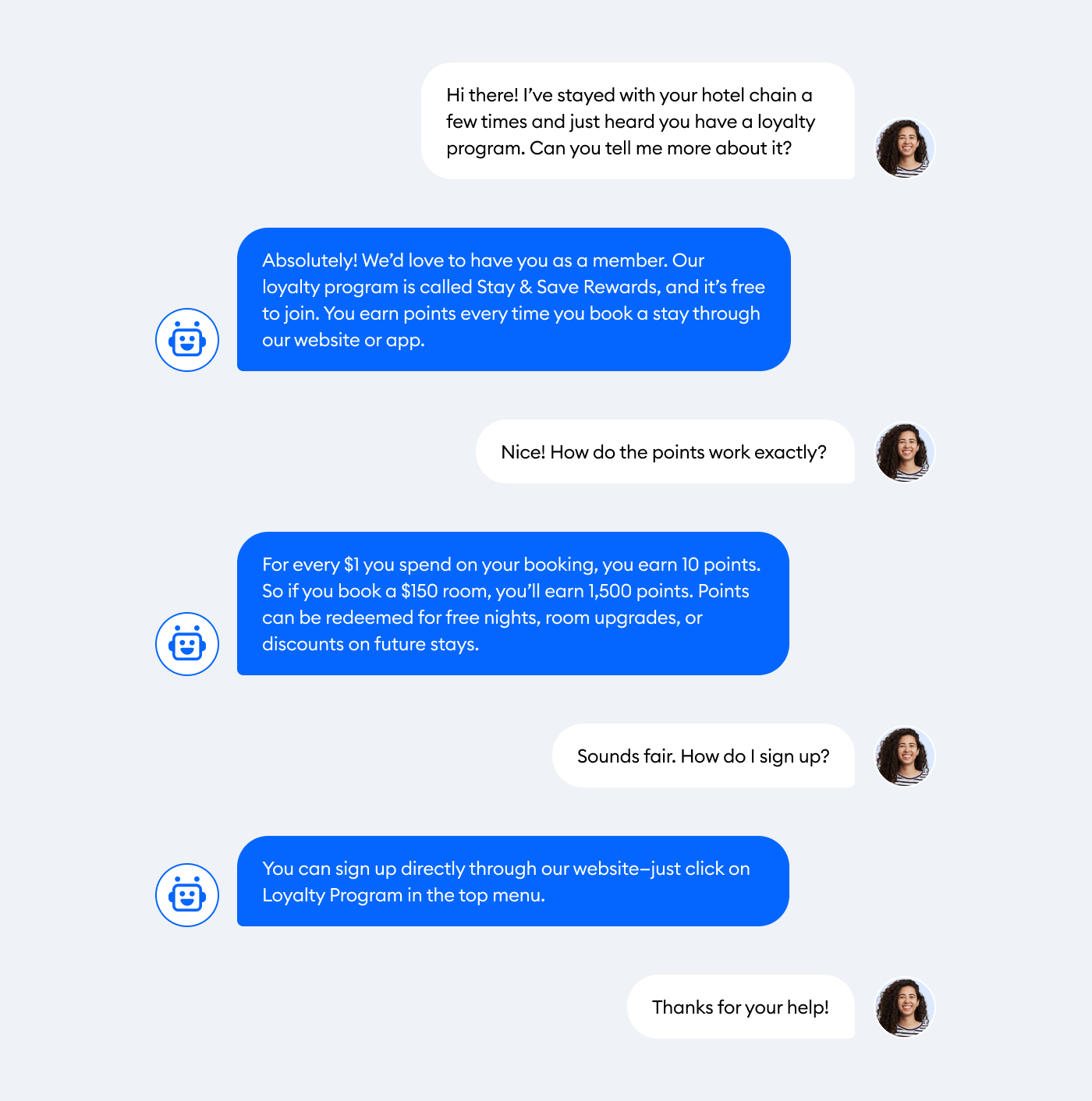 Lyro AI promotes loyalty programs and helps users sign up