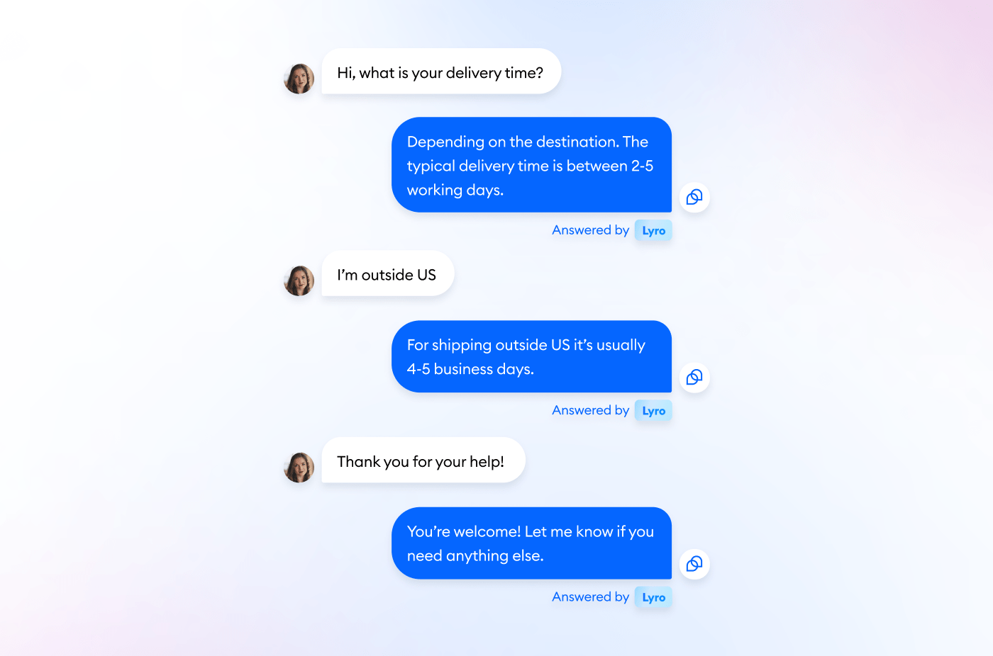 lyro's conversation example lyro's conversation example