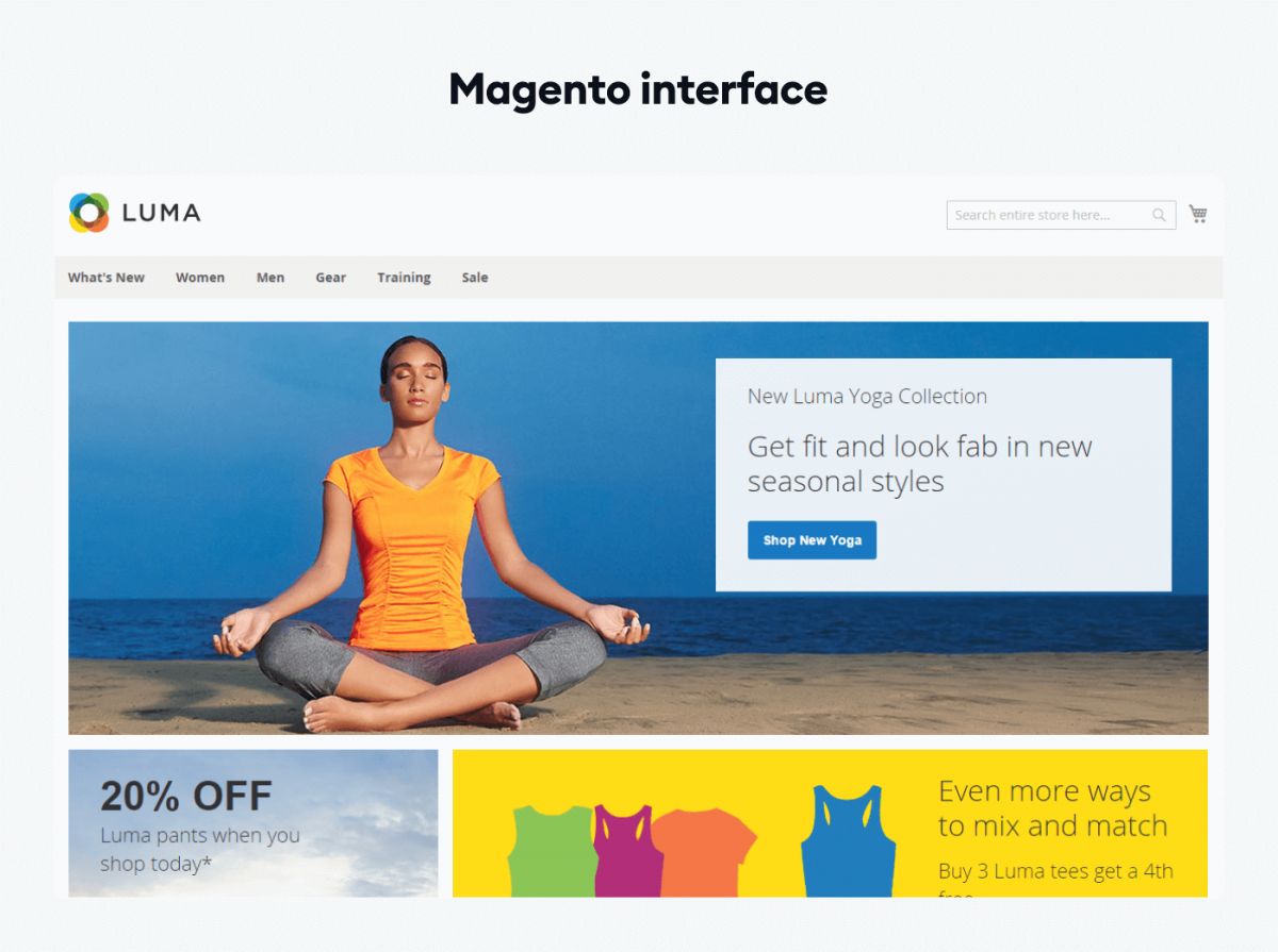 Magento luma