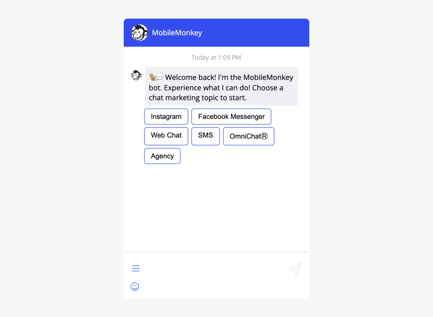 mobile monkey ai chatbot window view mobile monkey ai chatbot window view