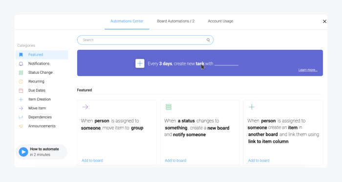 monday.com ecommerce task automation sample monday.com ecommerce task automation sample
