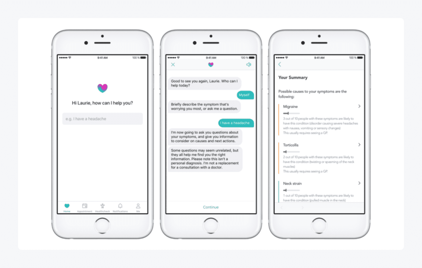 Babylon Health bot example Babylon Health bot example