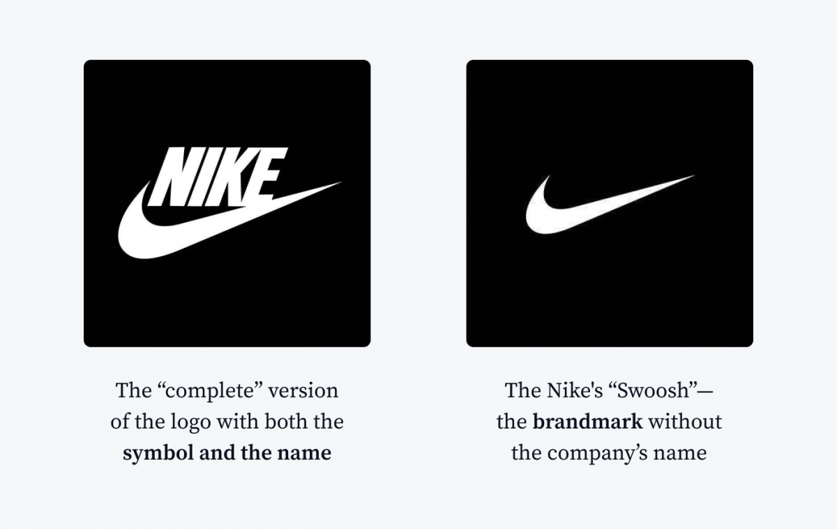 Brand identity example - Nike