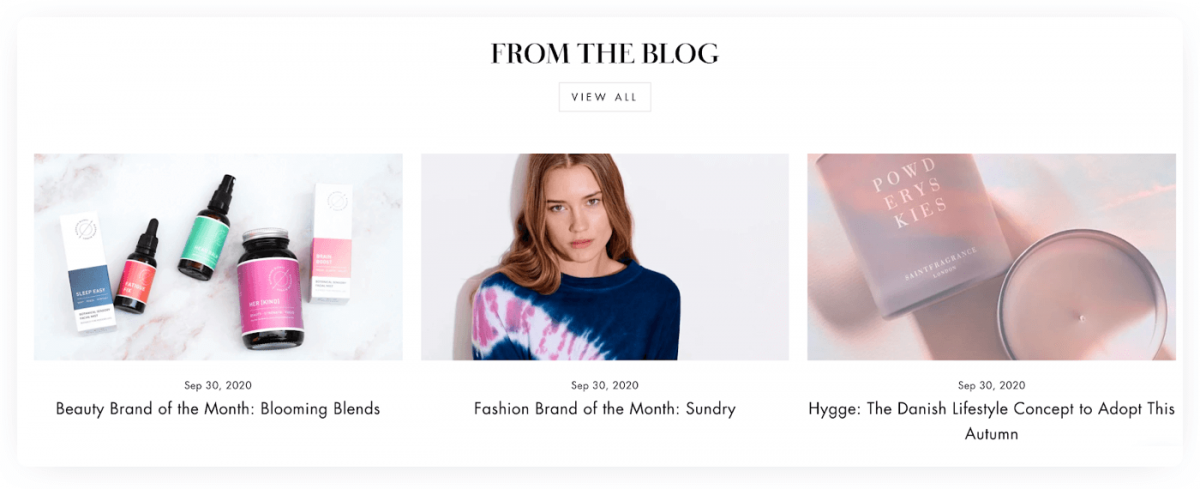 A blog about fashion 