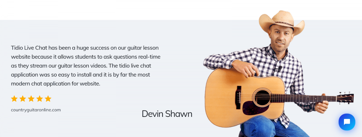 Online guitar lessons