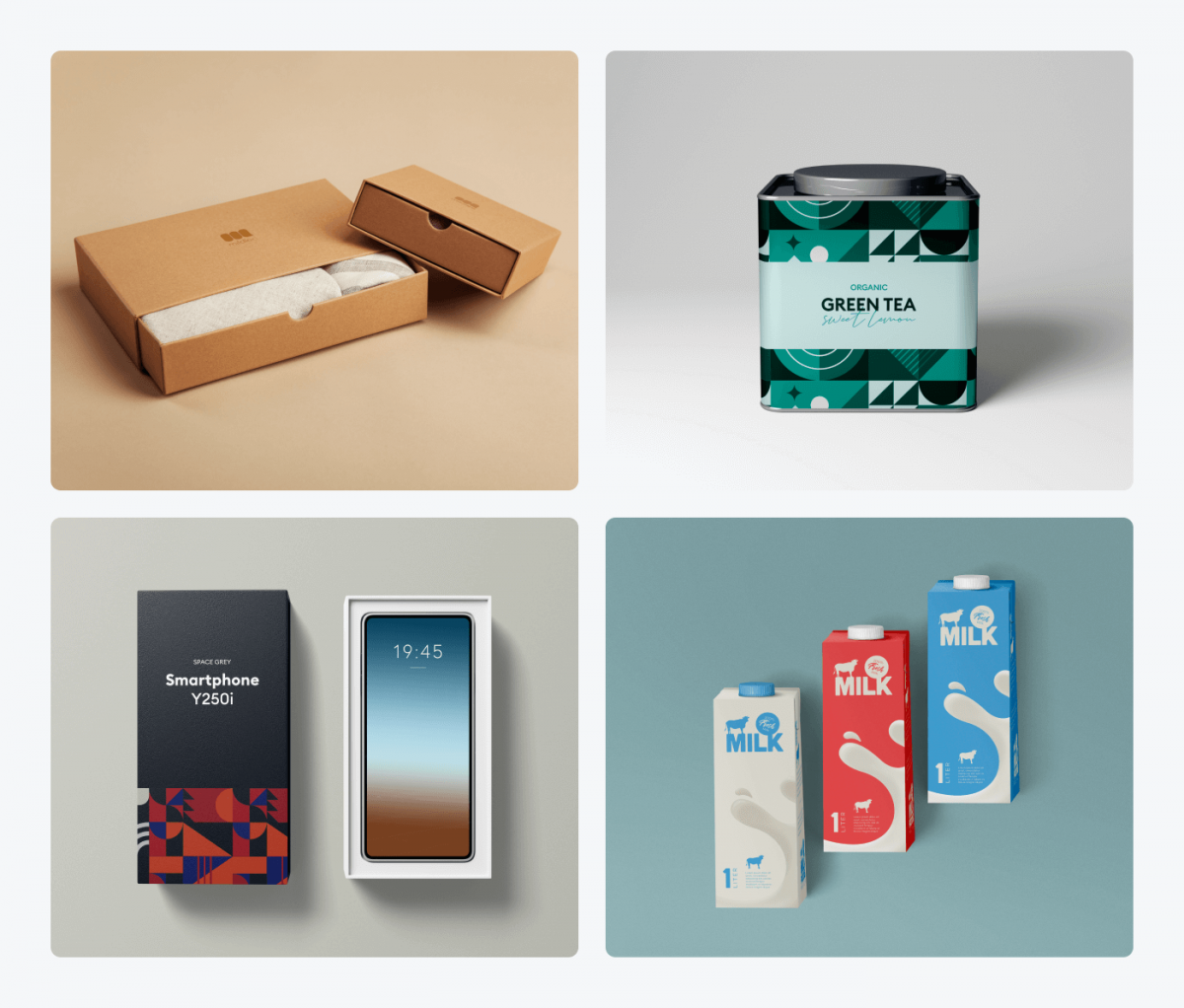 Packaging design examples