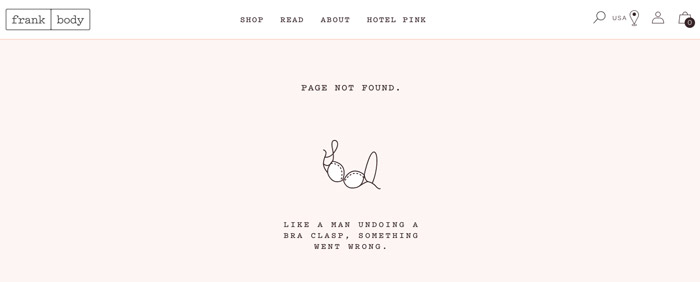 Another Frank Body website screenshot