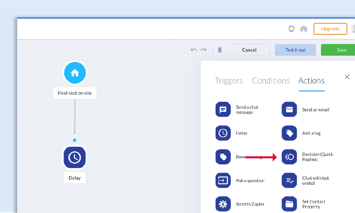 Tidio chatbots decision