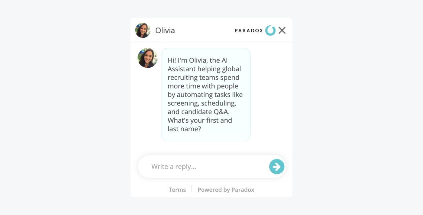paradox ai chatbot window view paradox ai chatbot window view