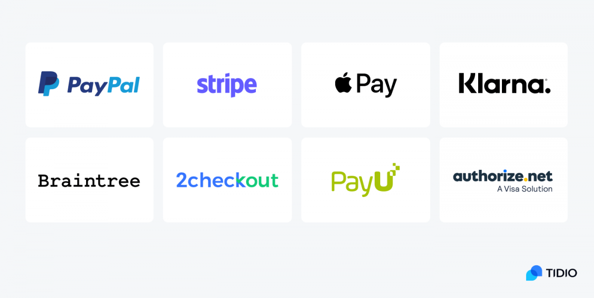 Tiles with payment providers