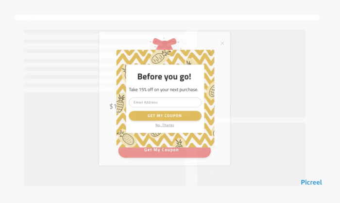 picreel pop up sample picreel pop up sample