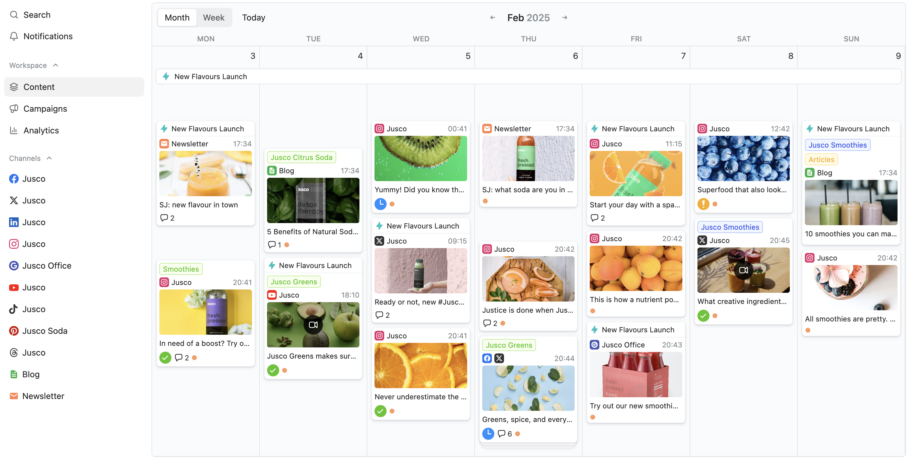 Planable social media planning tool