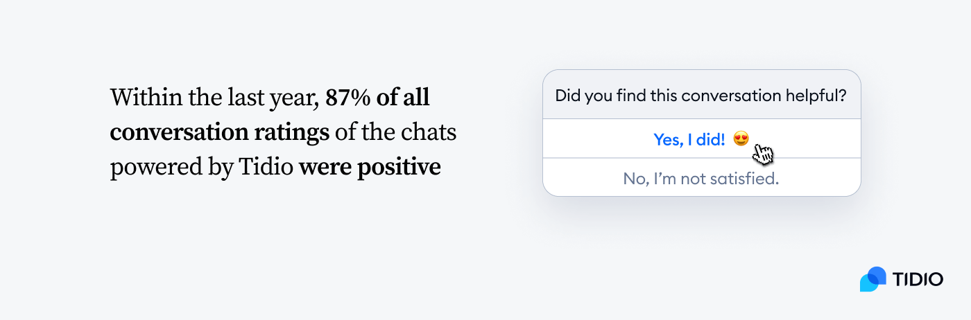 average satisfaction rate for live chat as a customer service channel