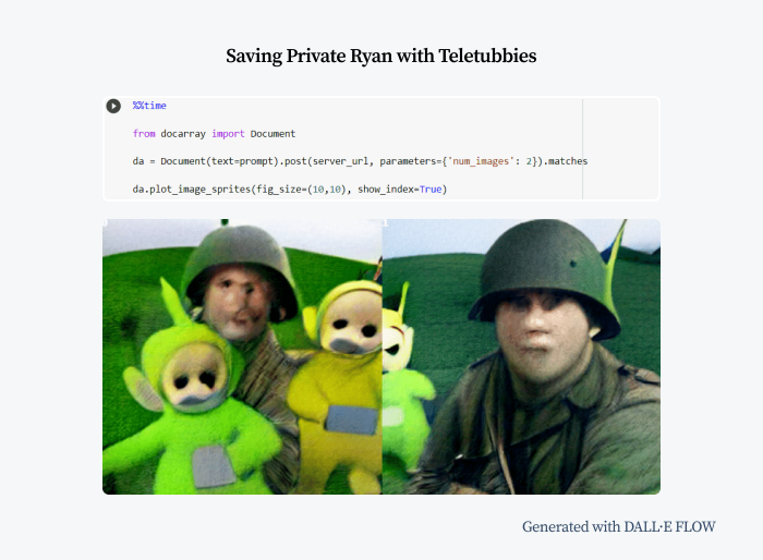 saving private ryan with teletubbies