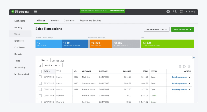 quickbooks panel view quickbooks panel view