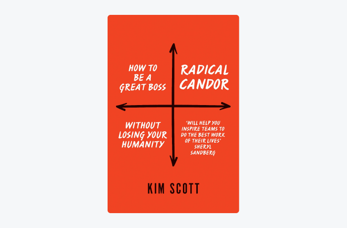Radical Candor by Kim Scott book cover