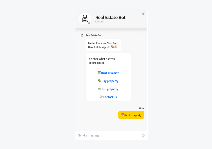 chatbot para inmobiliarias chatbot chatbot inmobiliario