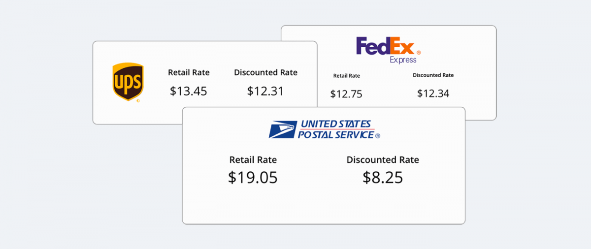 Image 11: Shipping rates and popular companies