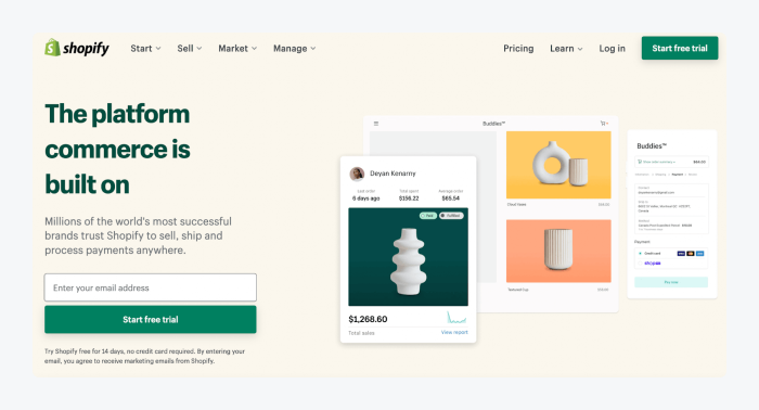 shopify landing page image shopify landing page image