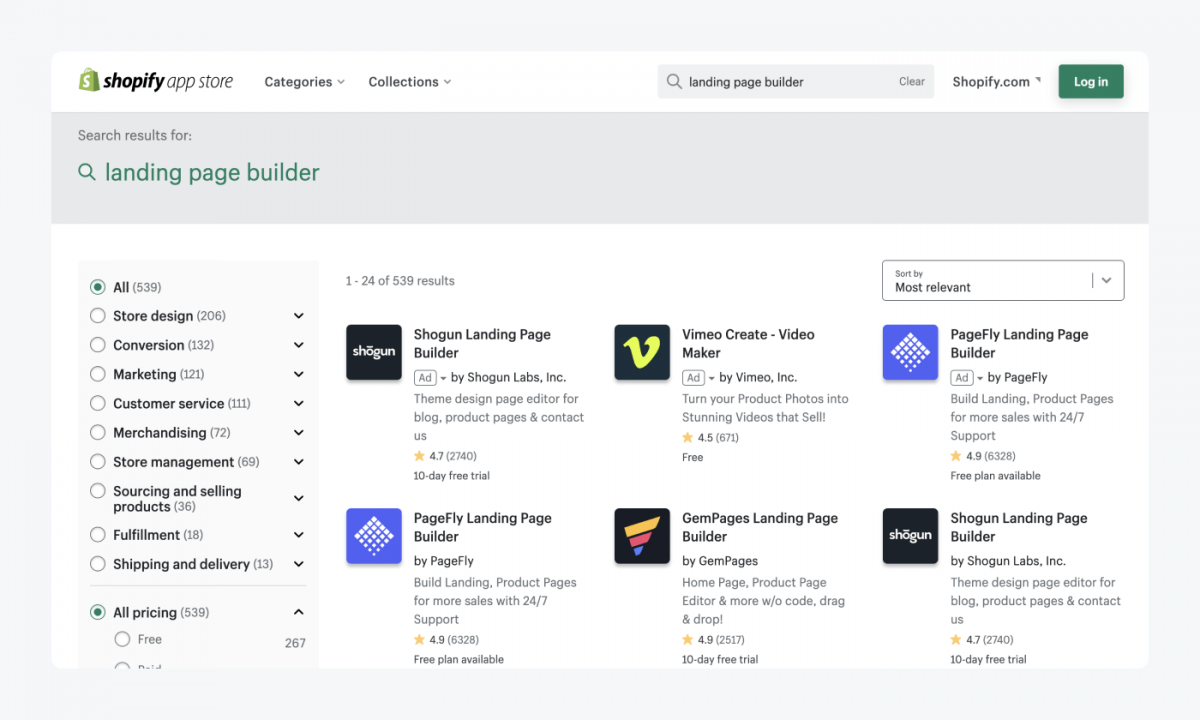 Search results for: landing page builder in shopify app store